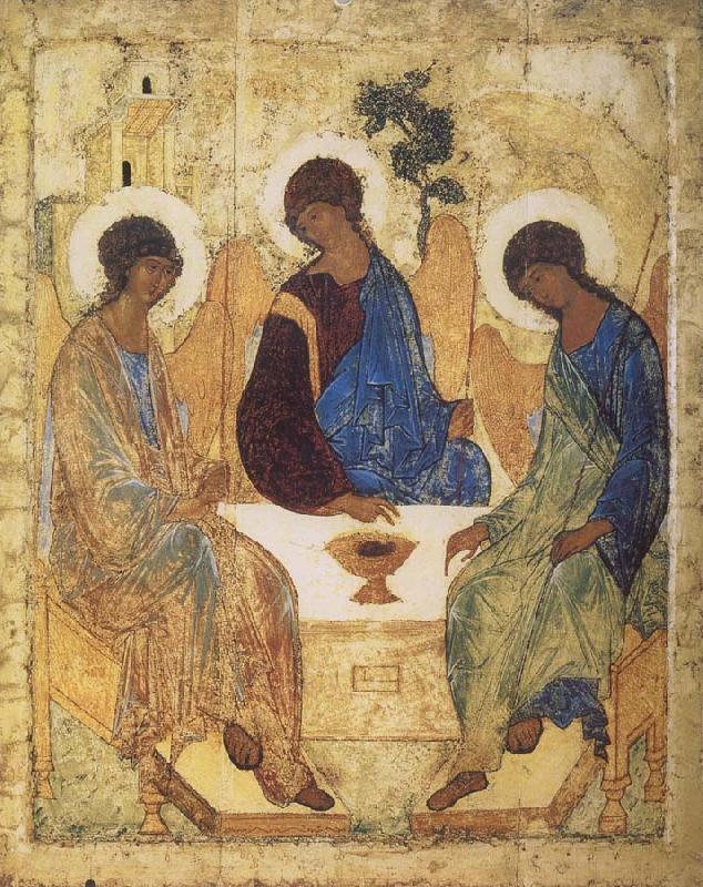 The Hospitality of Abraham or The Trinity, unknow artist